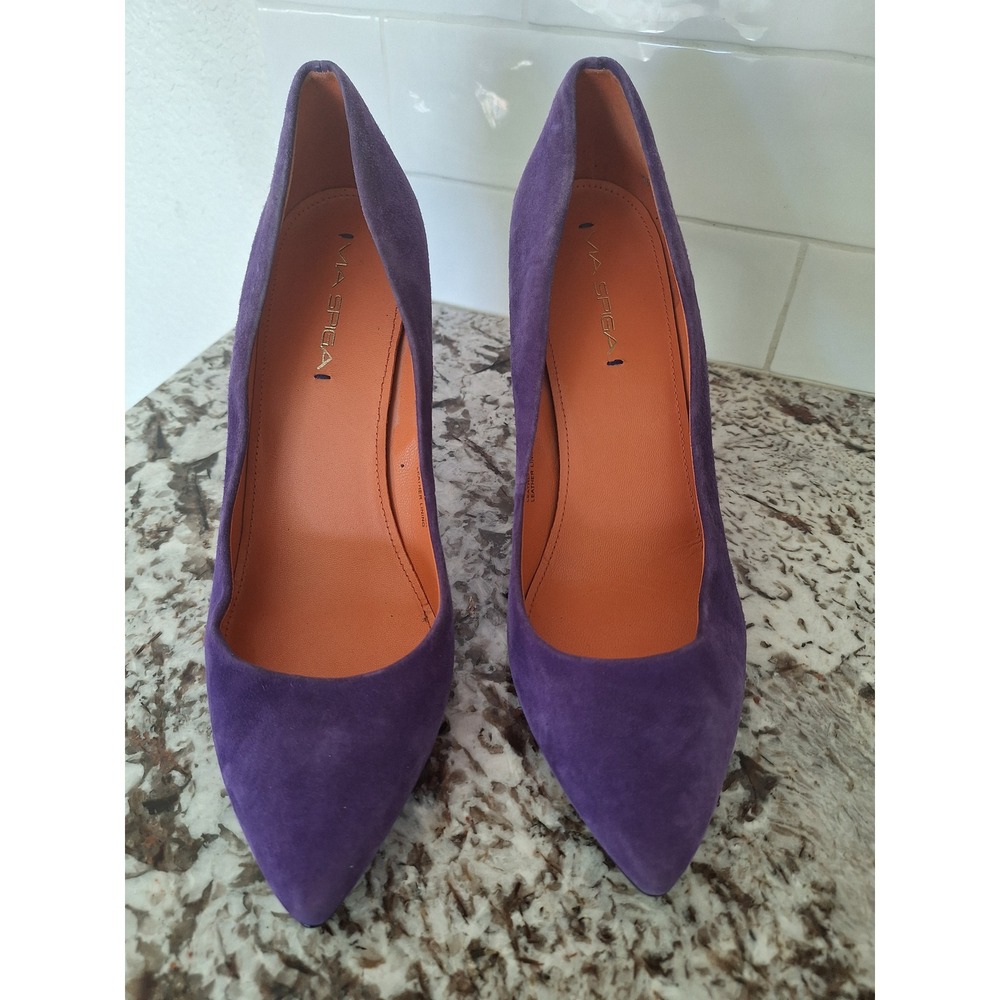 Via Spiga‎ Purple Suede Leather Pumps 9.5M